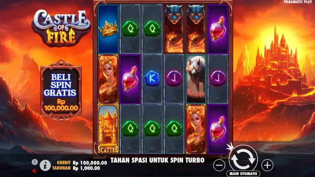tampilan castle of fire