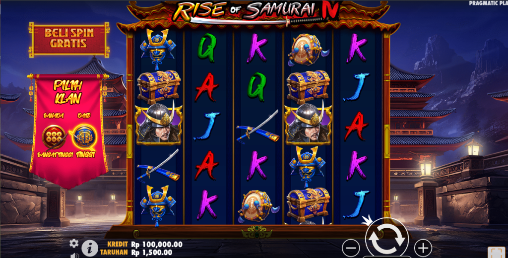 Tampilan Awal Rise Of Samurai IV